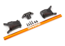 Chassis brace kit, orange (fits Rustl er® 4X4 and...