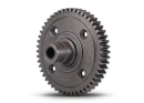 Spur gear, steel, 50-tooth (0.8 metri c pitch, compatible...