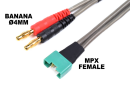 Charge Lead Pro "Banana 4mm" - MPX - 40 cm -...
