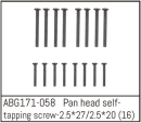 Pan Head Screw M2.5*27 (8) / M2.5*20 (8)