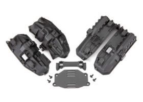 Fenders, inner (narrow), front & rear (for clipless body mounting) (2 each )/ rock light covers (8)/ battery pla