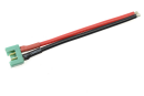 Revtec - Steckverbinder mit Kabel - MPX - Goldkontakten - Buchse - 14AWG Silikon Kabel - 10cm - 1 St