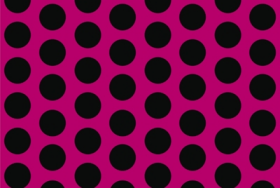 Oracover Fun 1 - (16mm Dots) Fluorescent Pink + Black ( Length : Roll 10m , Width : 60cm )