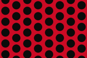 Oracover Fun 1 - (16mm Dots) Fluorescent Red + Black ( Length : Roll 10m , Width : 60cm )