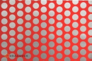 Oracover Fun 1 - (16mm Dots) Fluorescent Red + Silver (...
