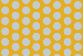 Oracover Fun 1 - (16mm Dots) Cub Yellow + Silver ( Length : Roll 10m , Width : 60cm )