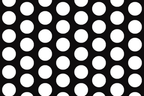 Orastick Fun 1 - (16mm Dots) White + Black ( Length : Roll 2m , Width : 60cm )