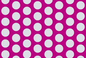 Orastick Fun 1 - (16mm Dots) Fluorescent Pink + Silver ( Length : Roll 10m , Width : 60cm )