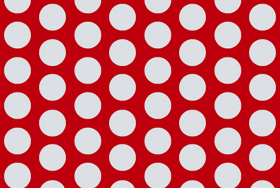 Orastick Fun 1 - (16mm Dots) Light Red + Silver ( Length : Roll 10m , Width : 60cm )