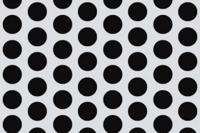 Orastick Fun 1 - (16mm Dots) Silver + Black ( Length : Roll 2m , Width : 60cm )