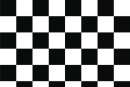 Orastick Fun 3 - (25mm Square) White + Black ( Length :...