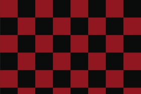 Orastick Fun 3 - (25mm Square) Red + Black ( Length : Roll 2m , Width : 60cm )
