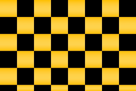 Orastick Fun 3 - (25mm Square) Pearl Yellow + Black ( Length : Roll 2m , Width : 60cm )
