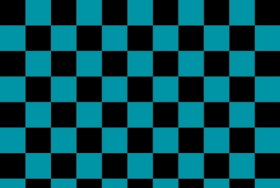 Orastick Fun 4 - (12,5mm Square) Turquoise + Black ( Length : Roll 2m , Width : 60cm )