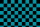 Orastick Fun 4 - (12,5mm Square) Turquoise + Black ( Length : Roll 2m , Width : 60cm )