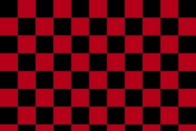 Orastick Fun 4 - (12,5mm Square) Red + Black ( Length : Roll 10m , Width : 60cm )