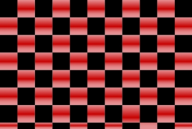 Orastick Fun 4 - (12,5mm Square) Pearl Red + Black ( Length : Roll 10m , Width : 60cm )