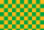 Orastick Fun 4 - (12,5mm Square) Cadm. Yellow + Green ( Length : Roll 10m , Width : 60cm )