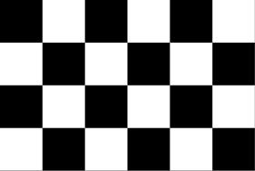 Oracover Fun 5 - (52mm Square) White - Black ( Length : Roll 10m , Width : 60cm )