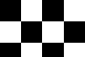 Oracover Fun 6 - (104mm Square) White - Black ( Length : Roll 2m , Width : 60cm )