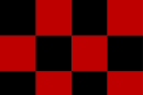 Oracover Fun 6 - (104mm Square) Red - Black ( Length :...