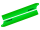 Plastic Main Blade 135mm (GREEN) - BLADE 130X