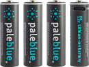 Batterien (Akku) AA 1.5V 4 Stk. Lithium-Akkutechnologie inkl. USB-C 4-fach Ladekabel