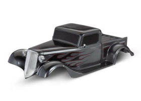 Body, Factory Five 35 Hot Rod Truck, complete (graphite) (painted, decals applied) (includes front grille, sid