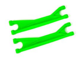 Suspension arms, upper, green (left o r right, front or rear) (2) (for use with #7895 X-Maxx WideMaxx suspension