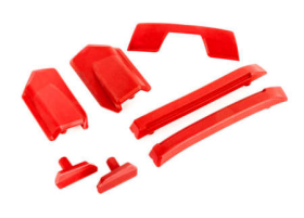 Body reinforcement set, red/ skid pad s (roof) (fits #9511 body)