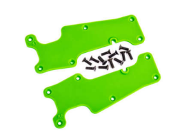 Suspension arm covers, green, front ( left and right)/ 2.5x8 CCS (12)