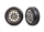 Tires & wheels, assembled (2.2 black chrome wheels, Alias ribbed 2.2 tir es) (2) (Bandit front, medium compoun