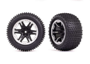 Tires & wheels, assembled, glued (2.8 ) (RXT black...