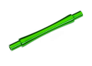 Axle, wheelie bar, 6061-T6 aluminum ( green-anodized)...