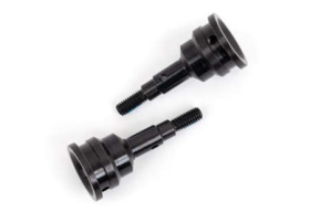Stub axle, front, 6mm, extreme heavy duty (for use with #9051R steel CV dr iveshafts)