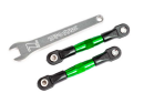 Camber links, rear (TUBES green-anodi zed, 7075-T6...