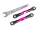 Camber links, rear (TUBES pink-anodiz ed, 7075-T6 aluminum, stronger than t itanium) (2) (assembled with rod ends