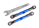 Camber links, front (TUBES blue-anodi zed, 7075-T6...