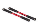 Camber links, rear, Sledge (TUBES red -anodized, 7075-T6...
