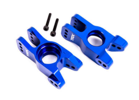 Carriers, stub axle, 6061-T6 aluminum (blue-anodized) (left and right)