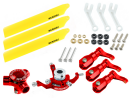 CNC AL/Plastic Triple Yellow Blade Conversion set (RED) -...
