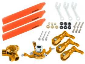 CNC AL/Plastic Triple Orange Blade Conversion set (GOLD) - BLADE 120S/ S2