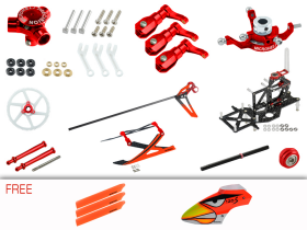 CNC Triple Blades Performance Package (RED) - BLADE 120 S / S2