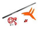 CNC Tail Power Package (RED) - BLADE 250 CFX / 230S...