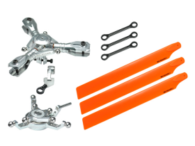 CNC Triple Orange Plastic Blades Conversion set - BLADE 230S / V2 / Smart