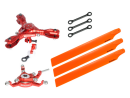 CNC Triple Orange Plastic Blades Conversion set (RED) -...