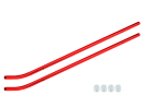 Aluminum Landing Skids (RED)(for MICROHELI Landing Gear -...