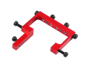 Aluminum Servo Support (RED)(for MICROHELI Frames - BLADE...