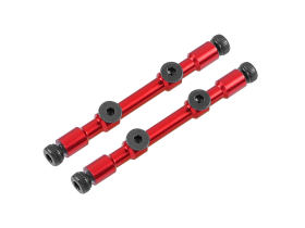 Aluminum Bottom Frame Support (RED)(for MICROHELI Frames - BLADE 450X / 330X / 330S)