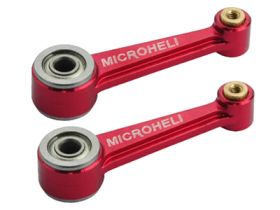 Aluminum Washout Control Arm set (RED) - BLADE 450X / 330X / 330S
